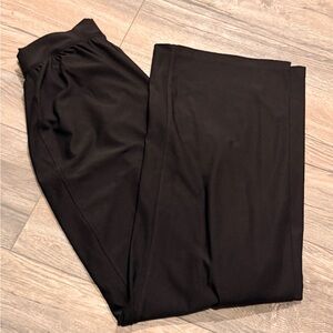 Woman’s Black Wide Leg Spanx